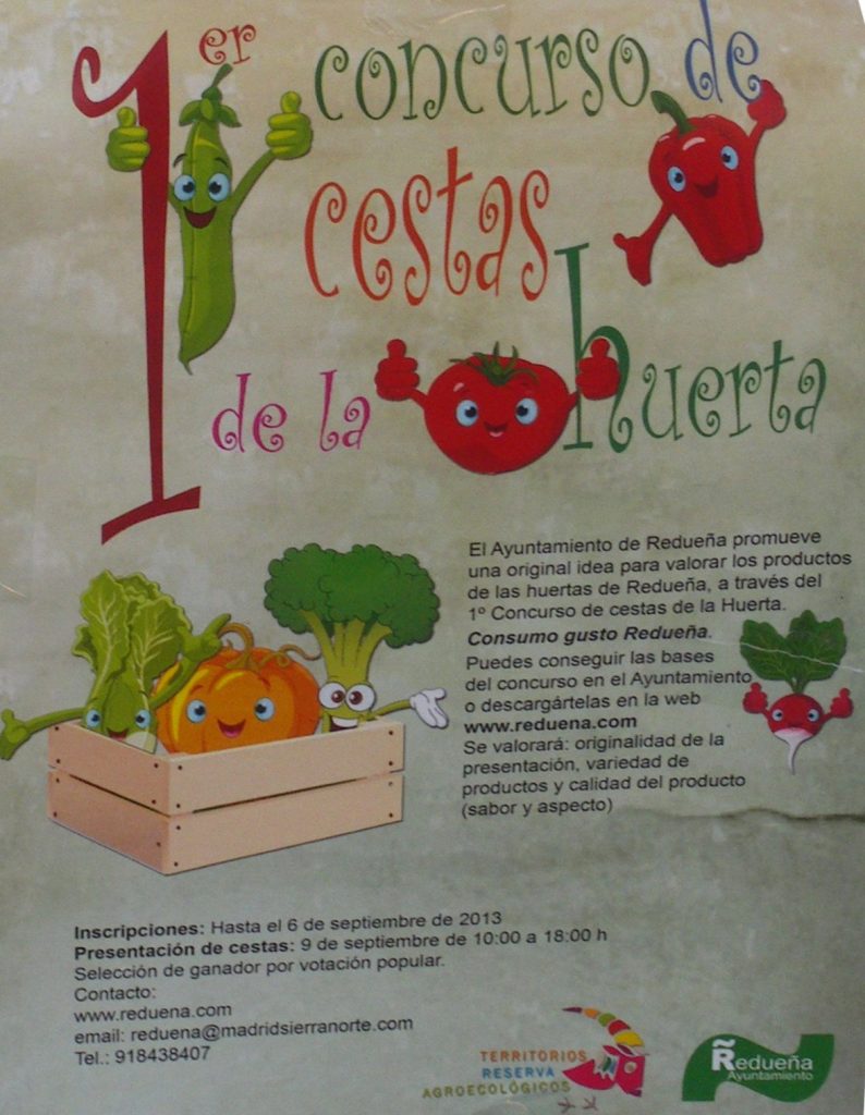 Cartel del concurso de cestas